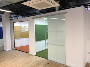 Glass Partition Frosted